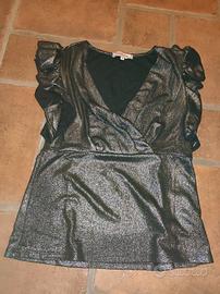 maglietta nera glitter