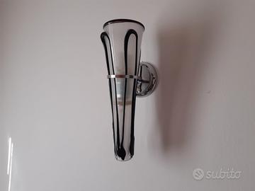Lampada da muro in vetro di murano