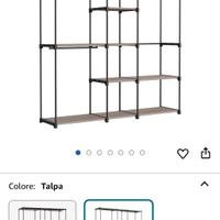 Scaffale cabina armadio