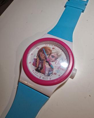 Orologio Parete XXL Frozen Elsa Anna 90cm Disney