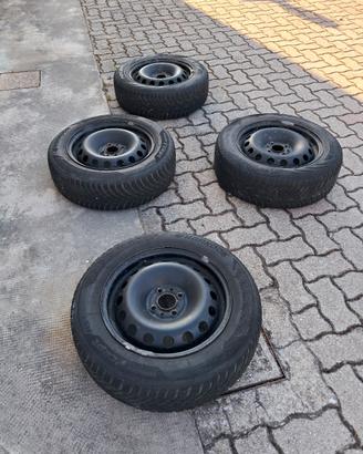 Cerchi ferro 15" FIAT  qubo 2017  + termiche