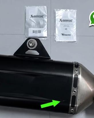 Terminale Akrapovic Ténéré TENERE Originale Yamaha