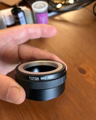 Adattatore obiettivi M42/NEX