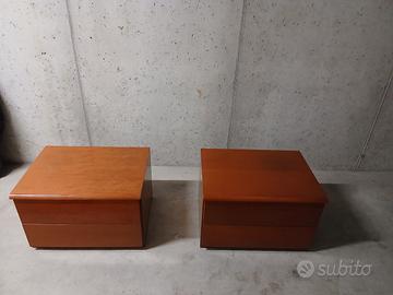 Comodini legno massello vintage anni '70 '80