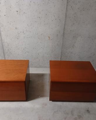 Comodini legno massello vintage anni '70 '80