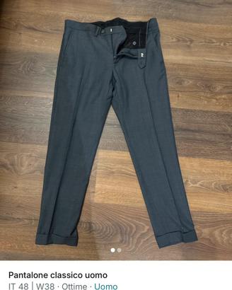 Pantalone classico uomo