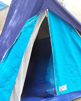 Tenda canadese da campeggio 2 +1 resistentissima