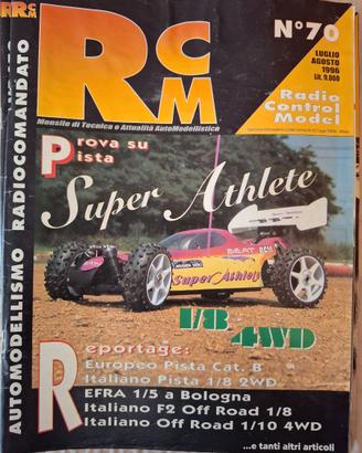 Riviste RCM-automodellismo numeri 62 70 73 74 7576
