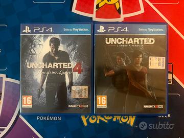 Uncharted 4 + Uncharted l’etedità perduta ps4