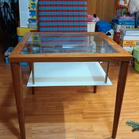 Tavolo vetro/legno