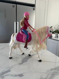 Barbie Dream Horse Voce Touch Attivata Passeggiata