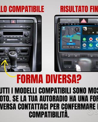 Audi a6 |4/64 Autoradio Android Stereo 2 Din + KIT