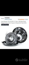 Coppia casse Pioneer 10cm 190watt