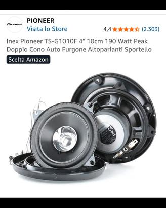 Coppia casse Pioneer 10cm 190watt