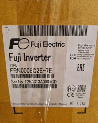 inverter Fuji Electric modello FRN0006C2E-7E.