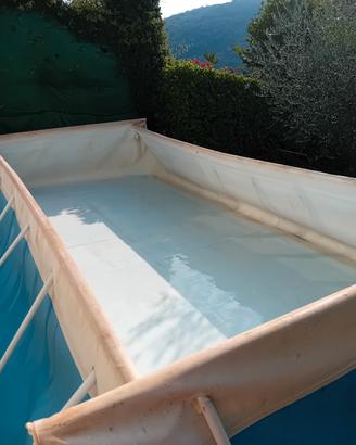 piscina laghetto 500cmx250cmx100cm senza pompa