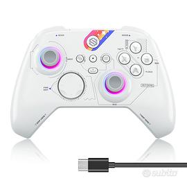 Gamepad senza fili per PC, RGB, Hall-Trigger