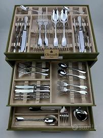 Christofle Cluny 127 Pezzi Posate Argentate