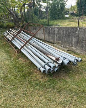 Tubi irrigazione zincati (19) 6 metri