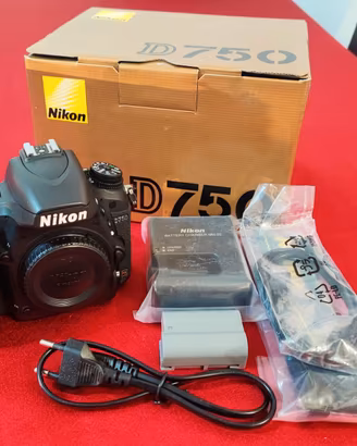 Nikon D750 nuova 0 scatti 
