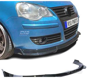 SPOILER LIP VOLKSWAGEN VW POLO 9N3 05-09 NERO LUCI