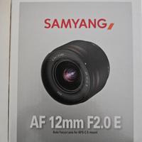 Obiettivo per Sony Samyang AF 12mm F2.0