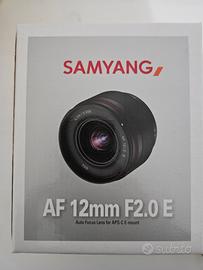 Obiettivo per Sony Samyang AF 12mm F2.0