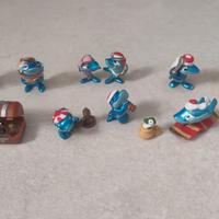 Collezione completa sorpresine Kinder "Squalibabá"