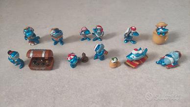 Collezione completa sorpresine Kinder "Squalibabá"