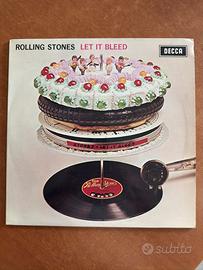 vinile "Let It Bleed" dei Rolling Stones.