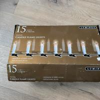 Candele luminose - decorazioni natalizie