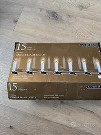 Candele luminose - decorazioni natalizie