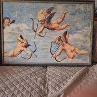 Cherubini- stampa con cornice e vetro -100€