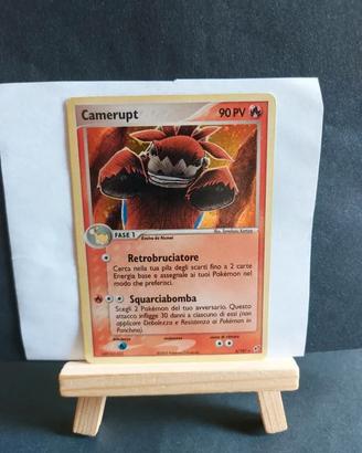 Carta Pokemon Camerupt Holo 4/107 EX Deoxys ITA