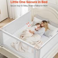 Barriera letto per bambini – 3 sezioni regolabili