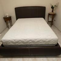 Letto contenitore piu materasso una piazza e mezza