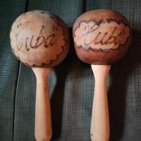 Maracas da salsa originali di cuba 