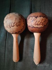 Maracas da salsa originali di cuba 