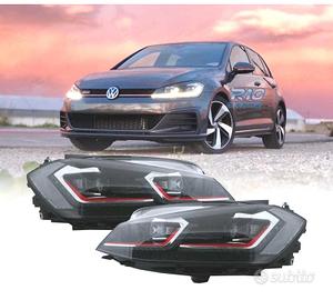 FARI VOLKSWAGEN VW GOLF 7.5 17-19 LED DINAMICI LOO