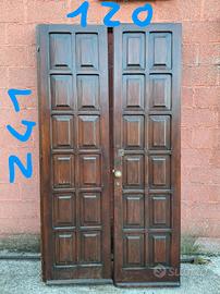 Portone blindato in massello