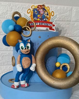 Torta scenografica Sonic