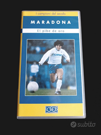 MARADONA El Pibe de Oro (VHS) 1ª LOGOS Univideo