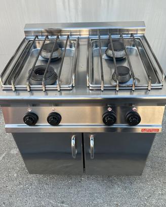 Cucina a 4 fuochi a gas GPL