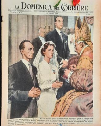 La Domenica del Corriere 10 gennaio 1954 Chaplin