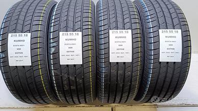4 GOMME 215 55 18 KUMHO 100% RIF3631