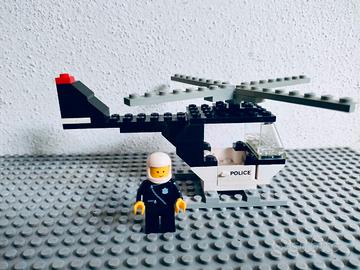 LEGO 645-1 Police Helicopter Vintage 1979 Completo