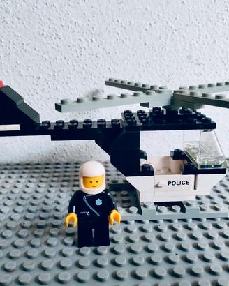 LEGO 645-1 Police Helicopter Vintage 1979 Completo