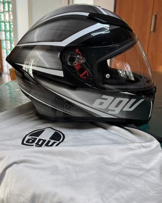 Casco integrale AGV K5 tempest ML nero grigio