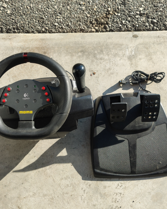 Logitech Momo Racing wheel - volante + pedaliera
