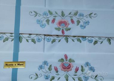 Lenzuola matrimoniali con federe